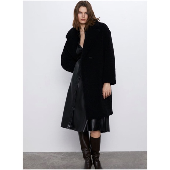 NWT Zara Faux Leather Dress - Picture 7 of 7